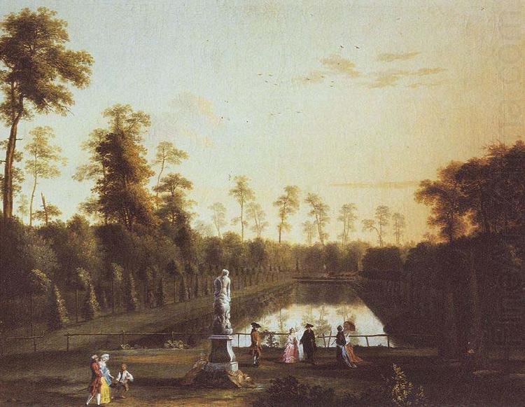 Jacob Philipp Hackert Parklandschaft mit Venusbassin im Berliner Tiergarten china oil painting image